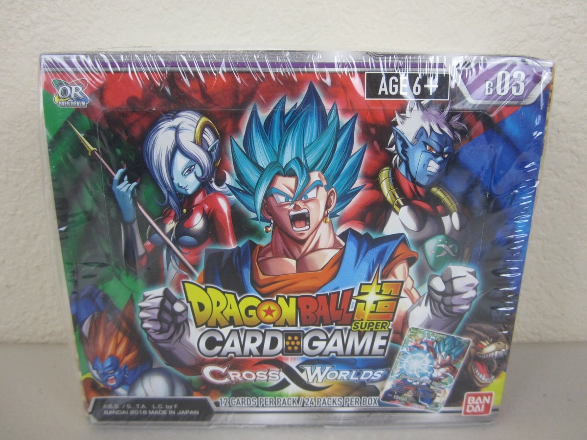 ドラゴンボールカード Dragon Ball Super Card Game  BOX Dragonball Super Card Game Cross Worlds Booster Box (Brand