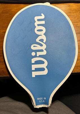 Stan Smith Signed Autograph Wilson Tennis Cover to my Dad