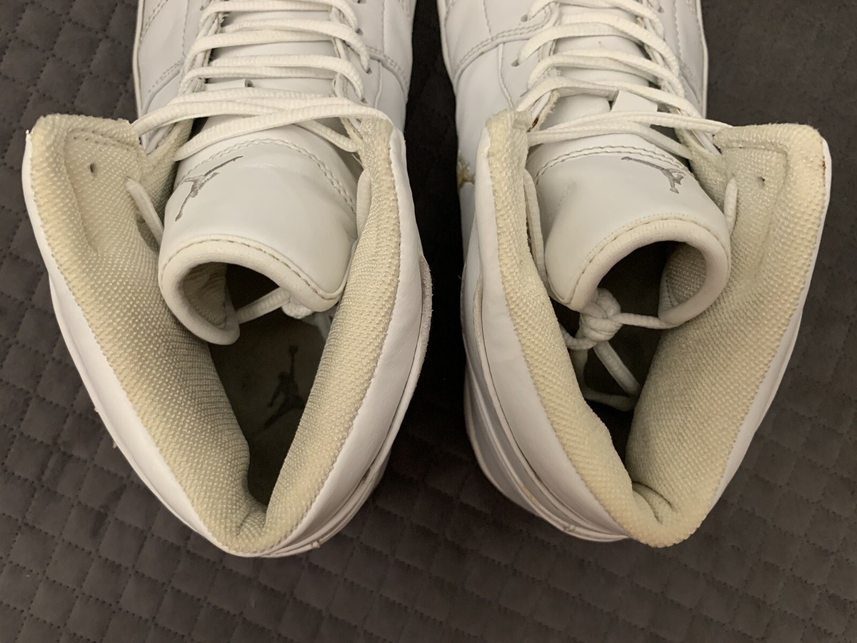 Size 13 - Air Jordan 1 Retro 2002 White Chrome for sale online | eBay