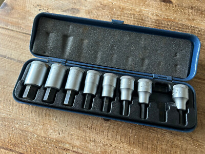 GEDORE IN 19 STECKSCHLÜSSELSATZ 1/2'' ANTRIEB SECHSKANTSCHLÜSSEL INBUS 5-17mm (6mm FEHLT)