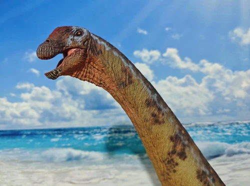 HAOLONGGOOD Argentinosaurus Statua Dinosauro PVC Modello Espositore Edizione Limitata - Foto 6 di 6