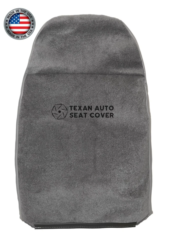 2000 - 2003 年福特 E150 Econoline Van Driver Lean Back 穿孔座椅套灰色 — 第 3/4 张图片