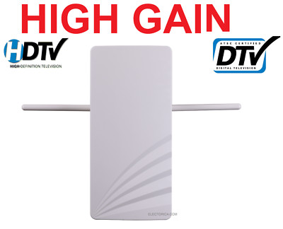 HIGH GAIN DIGITAL HD TV UHF VHF DTV OUTDOOR DTV ANTENNA +BUILT-IN AMP OTA INDOOR