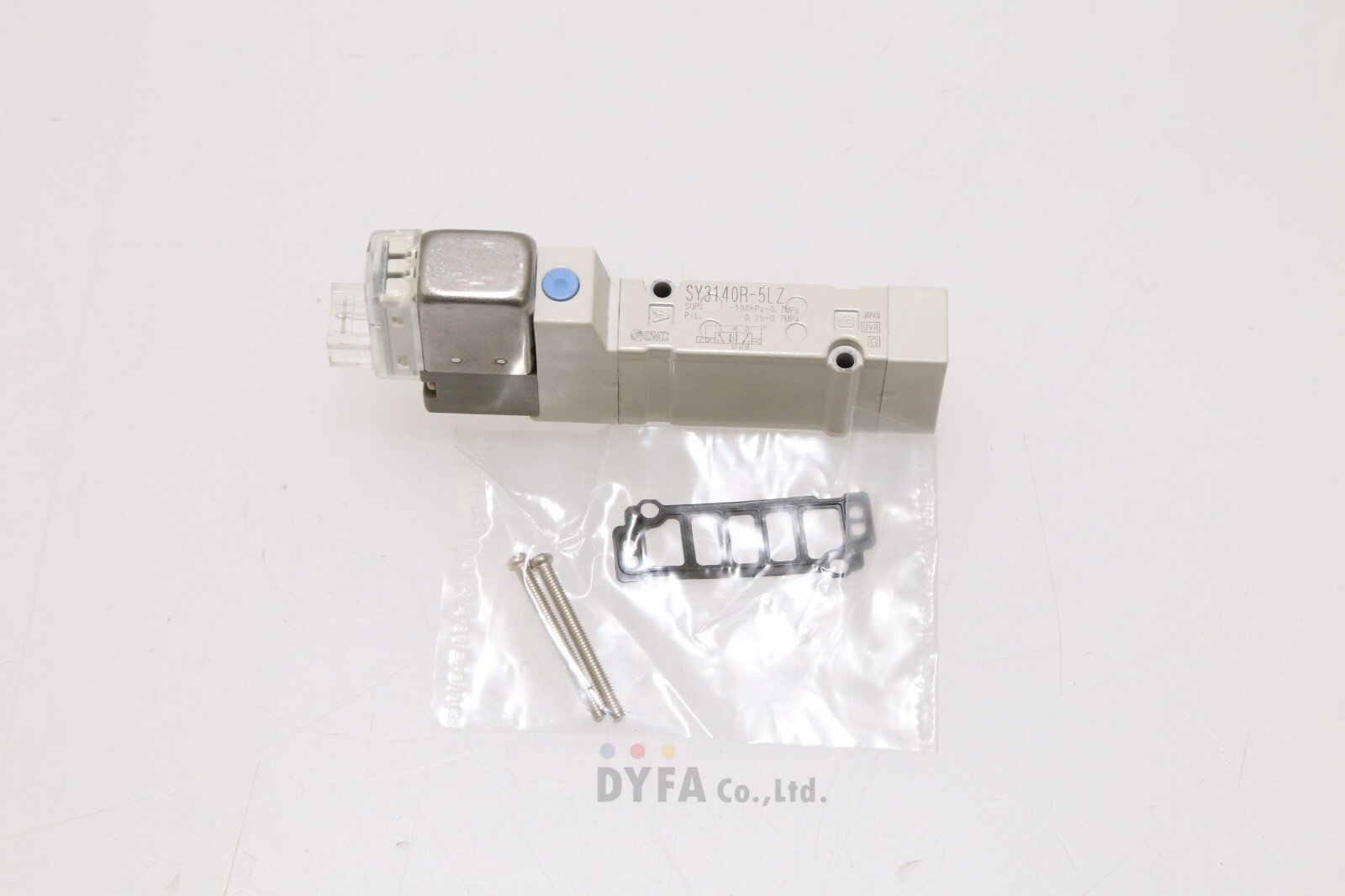 Elettrovalvola SMC usata SY3140R-5LZ 12PZS con blocco collettore VLV-I