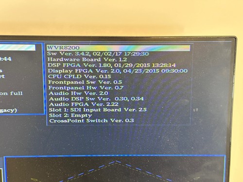 Tektronix WVR8200 SD/HD Video Waveform Rasterizer Opt AD, DAT, LOUD - Picture 5 of 16