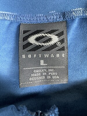 ウェア Oakley soft ware archive cycling shirt Vintage Oakley Software Cycling Jersey Mens Large Half-Zip