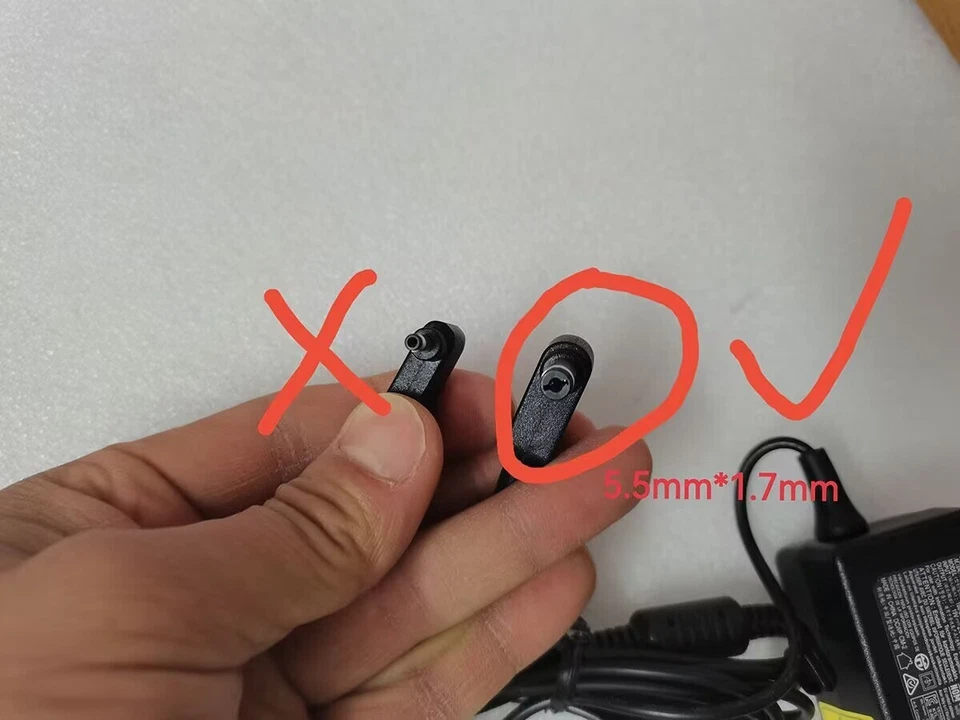 原始设备制造商 19V2.37A ADP-45FE F 适用于宏碁 Aspire A315-56 N19C1 15.6 英寸笔记本电脑 5.5*1.7 毫米 45W — 第 2/4 张图片