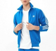 NEW MENS ADIDAS ORIGINALS BECKENBAUER TREFOIL TRACK JACKET SIZE LARGE H09113