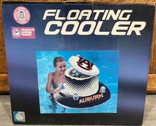 NIB Auburn University Licensed 32Qt Inflatable FLOATING COOLER Icechest Pool HTF