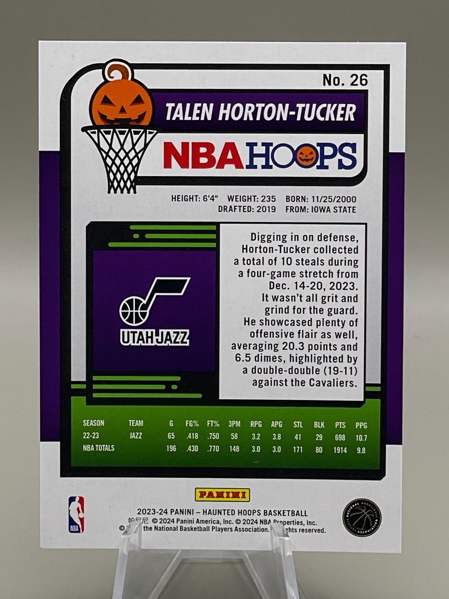 TALEN HORTON-TUCKER Auto ルーキー カード Amazon.com: 2019-20 NBA Hoops Basketball #248 Talen Horton