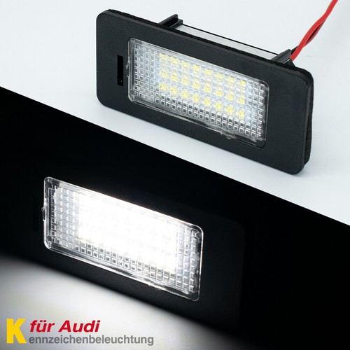 2x LED Kennzeichenbeleuchtung für Audi A1 S1 A4 B8 A6 S6 A5 S5 A7 S7 TT 8J Q5 - Afbeelding 3 van 8