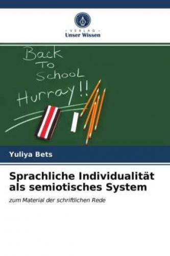 Thumbnail - Sprachliche Individualität Als Semiotisches System Zum Material Der