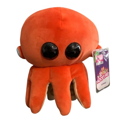 Adopt Me! Pet Octopus Plush Animal Uplift Games 2023 Roblox Stuffed Toy NEW CODE