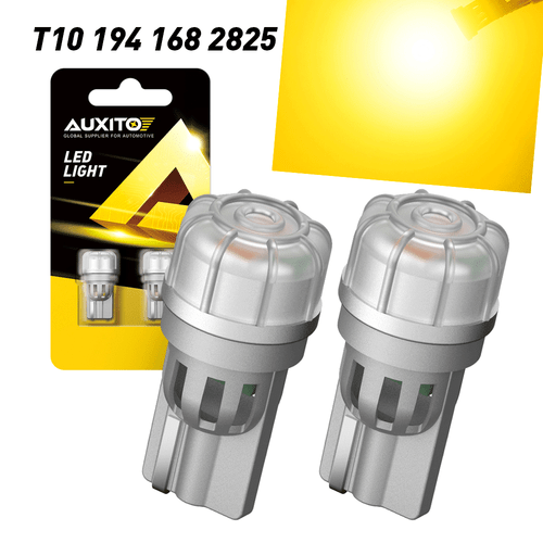 194 T10 LED Super Bright Amber Yellow Interior Light Lamp Side Mark Parking Bulb - Picture 1 of 9