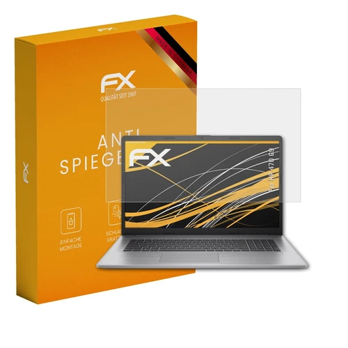 atFoliX 2x Displayfolie für HP 470 G9 Schutzfolie matt&stoßfest Folie