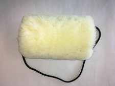 Echt Lammfell Handmuff weiß Muff Handwärmer 