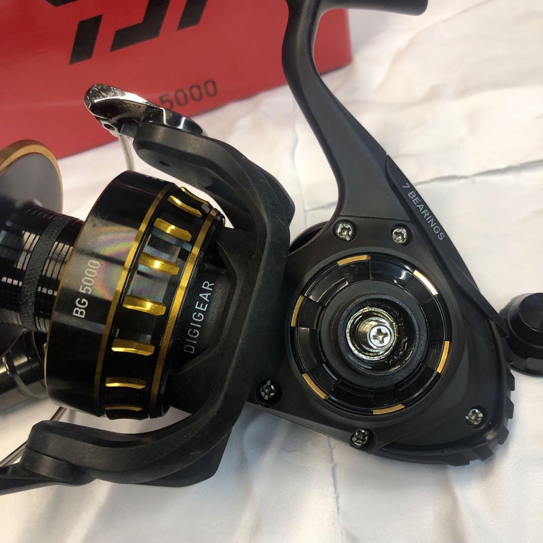 DAIWA BG5000 Spinning Reel Jack Mackerel Seabass Trout Flathead Fishing