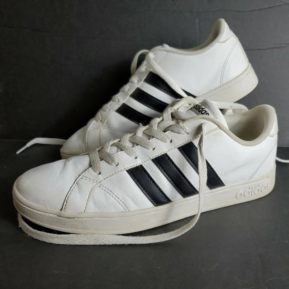 Adidas neo cloudfoam 2025 black and white