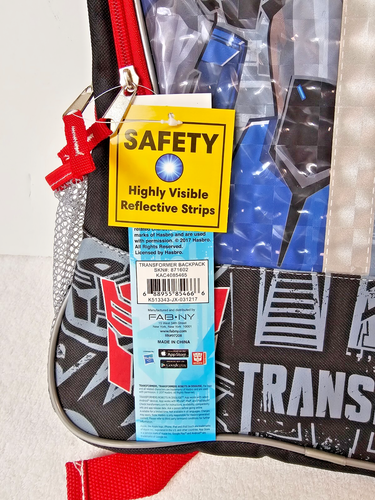 Transformers Backpack 16" Optimus Prime & Bumblebee Robots-in-Disguise NWT - Picture 4 of 10