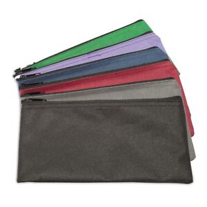 DALIX Zippered Money Pouch Bank Bag Security Deposit Bags Assorted Colors 6 Pack | eBay