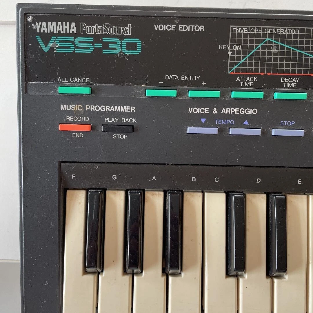 Yamaha VSS-30 Portasound Voice Sampler Vintage Keyboard Editor VSS30 Tested JP