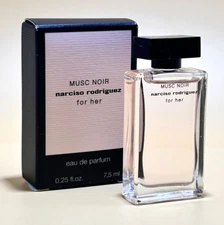 Narciso Rodriguez for Her Musc Noir  .25 oz. Eau De Parfum Miniature-New in box