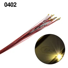 30Pcs 0402, for SMD LEDs Soldered LEDs Mini Bulbs Pre Wired Lights Soldered