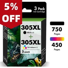 1-3 XL Druckerpatronen für HP 305XL HP 2700 2720 2800 2820 4220 e Envy 6020 6032