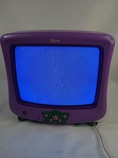 Disney F1310ATV 13" CRT TV Purple Tinkerbell Fairies Tested Working NO REMOTE