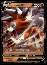 Lycanroc V 091/203 SWSH Evolving Skies Ultra Rare Pokemon Card - NM