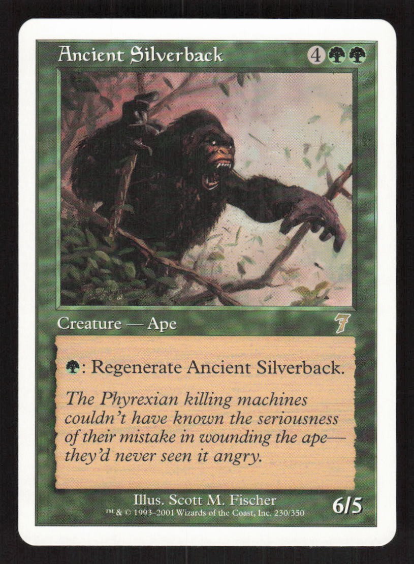 2001 Ancient Silverback 7th Edition 230 MTG