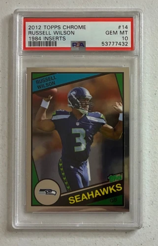 2012 Topps Chrome Russell Wilson Rookie RC 1984 Inserts PSA 10 Card