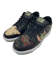 Nike Dunk Low SE Black Multi Camo Mens Casual Shoes Sneaker