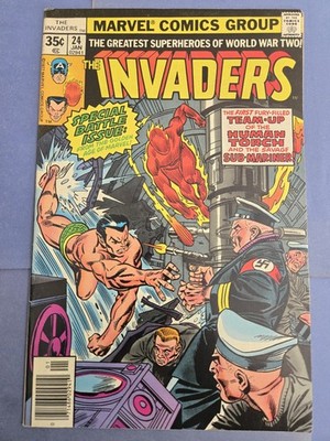 MARVEL COMICS - THE INVADERS - VOLUME 1 - # 24 - JAN 1978 - BRONZE AGE