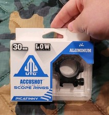 UTG Accushot 30 MM Scope Rings Low Aluminum