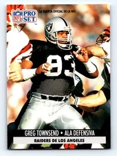 1991 Pro Set Spanish #117 Greg Townsend Fresh Break EX-EXMINT