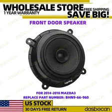 1 PCS Front Door Speaker Loud Audio for 2014-2018 Mazda3 BHN9-66-960