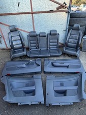 2008 VOLKSWAGEN GOLF MK5  GT SPORT SET OF SEATS & DOOR CARDS DARK GREY(3 DOOR)
