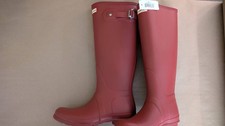 Hunter Women's Original Tall Red Wellington Rain Boots