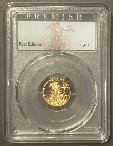 2017-W American Eagle $5 GOLD PCGS PR70 DCAM PROOF Coin 1/10 Oz. : 10487