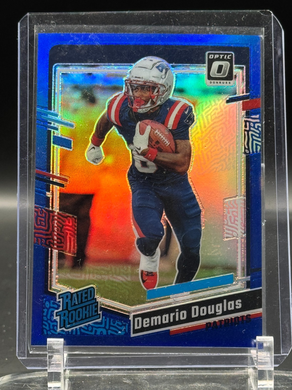Demario Douglas Panini Donruss Optic #300 Blue