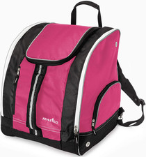 Ski Boot Bag for Travel - Holds Gear, Helmet, Goggles  More with Venting