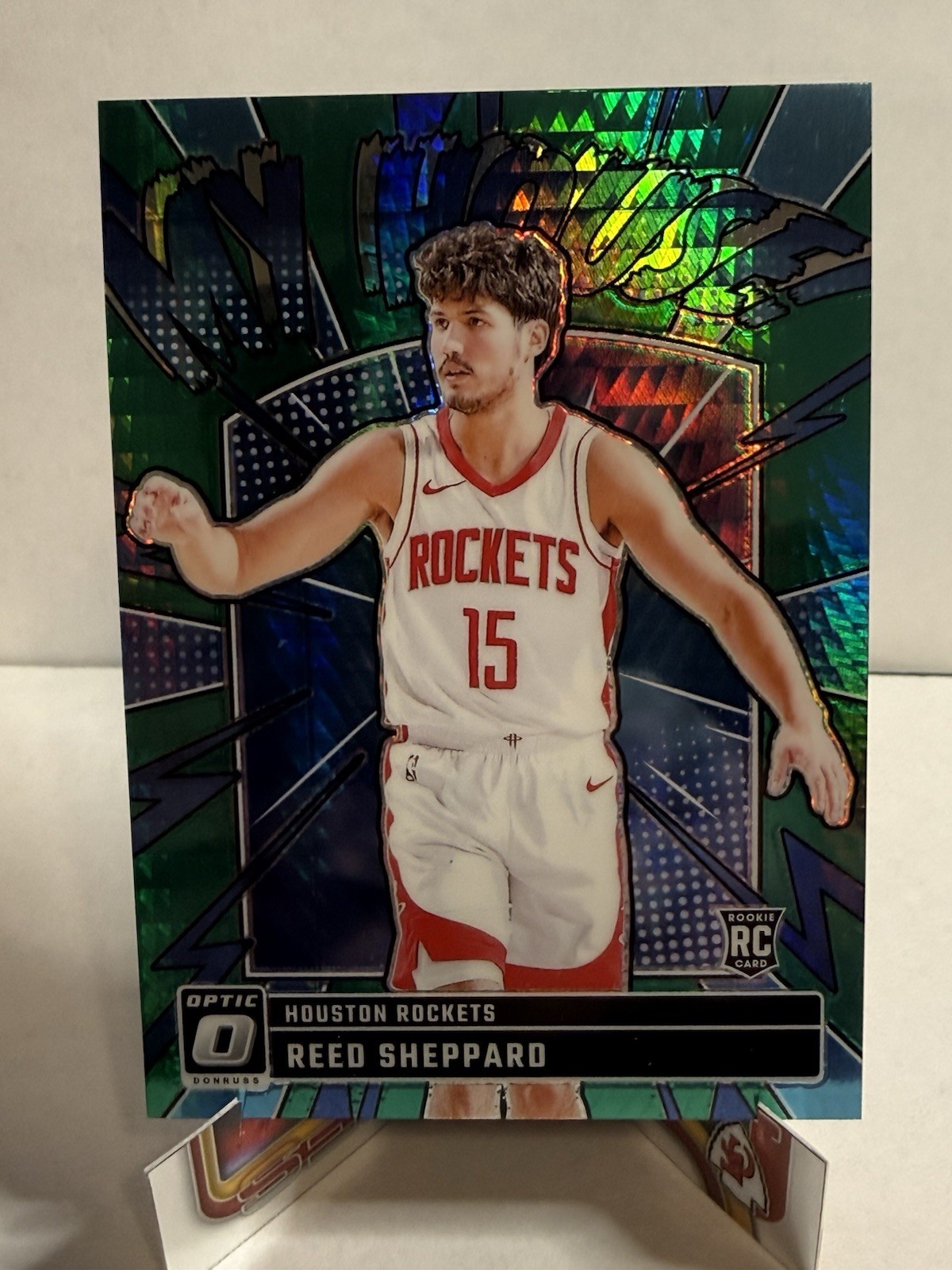 2024-25 Panini Donruss Optic My House Reed Sheppard Green Prizm RC #18 /249 Roc…