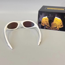 White Oval Sunglasses for Men for sale | eBay display picture 1