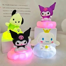 New Japan Style Sanrios Night Light Enamel Cloud Cartoon Kuromi Cinnamoroll Poch