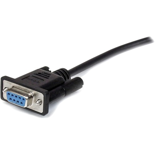 StarTech.com 2m Black Straight Through DB9 RS232 Serial Cable - DB9 RS232 Serial - Picture 2 of 2