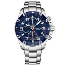 Stuhrling 3957 2 Quartz Chronograph Date Stainless Steel Bracelet Mens Watch