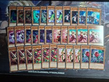 Yugioh! Schwarzer Rosendrache / Aki Set Für Deck Bau