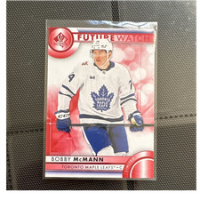 Upper Deck 2023-24 SP Authentic Future Watch #129 Bobby McMann Maple Leafs Ltd