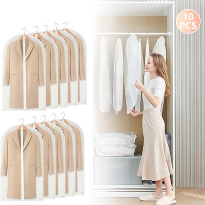 10× Kleidersack PEVA BPA-frei Kleiderschutz Hülle transparent 120cm × 60cm